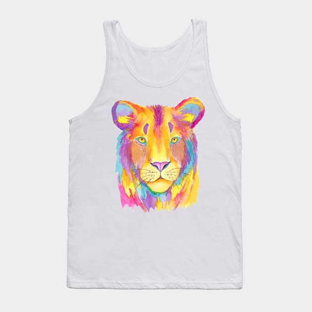 Lion Tank Top by Digital-Zoo